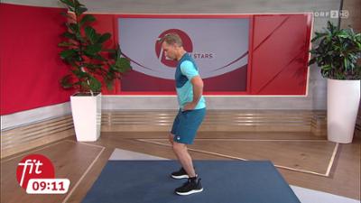 Fit mit den Stars: Übungen zum Aufwärmen und Zentrieren