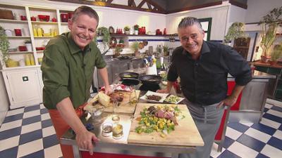 Geröstete Hühnerleber mit Petersilerdäpfel: Andi & Alex