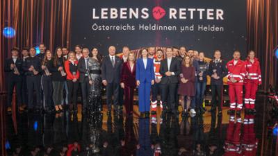 Lebensretter 2025 - Österreichs Heldinnen und Helden