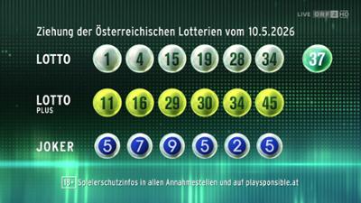 Lotto 6 aus 45: Sonntagziehung