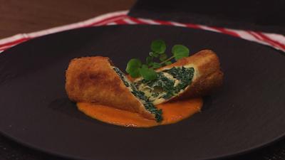 Palatschinken mit Spinat und Ricotta: Kochroulette