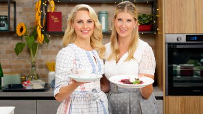 Rote Rüben Carpaccio und Topfen Souffle: Silvia kocht