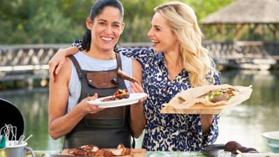 Schokoladenpfefferkoteletts mit gegrillter Avocado: Silvia kocht