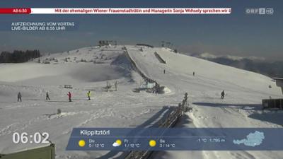 Wetter-Panorama und Programmvorschau