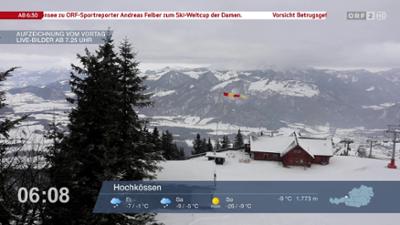 Wetter-Panorama und Programmvorschau