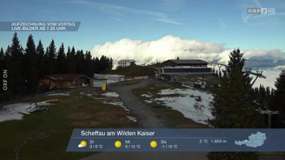 Wetter-Panorama und Programmvorschau