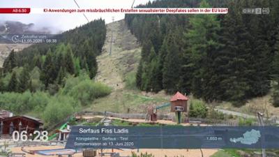 Wetter-Panorama und Programmvorschau
