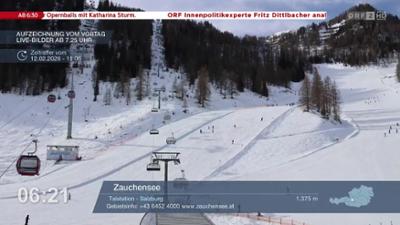 Wetter-Panorama und Programmvorschau