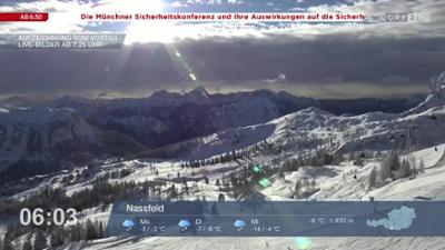 Wetter-Panorama und Programmvorschau