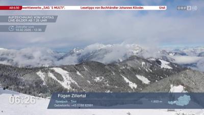 Wetter-Panorama und Programmvorschau