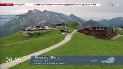 Wetter-Panorama und Programmvorschau