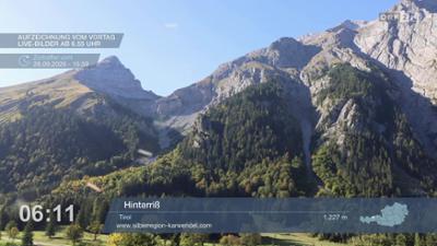 Wetter-Panorama und Programmvorschau