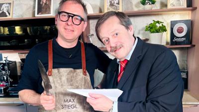 Am Herd mit Max Stiegl: Werner Grubers Experimentalküche