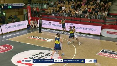 Basketball Herren Superliga Semifinale 1: Kapfenberg - UBSC Graz: Basketball: Superliga Herren