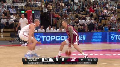 Basketball WM-Qualifikation der Herren: Österreich - Lettland, Highlights aus Wien: Basketball Herren-WM-Qualifikation 2027