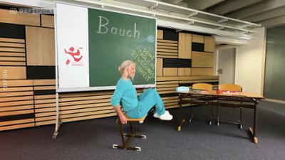 Bauchmuskelübungen mit dem Sessel: Wir bewegen Österreich - Schule