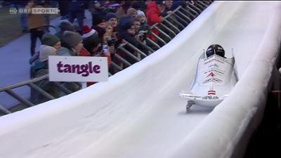 Bob-Weltcup: 2er Bob 1. Lauf Herren aus Sigulda (zeitversetzt): Bob: Weltcup Herren