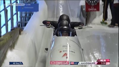 Bob-Weltcup: 4er Bob 1. Lauf Herren aus Lillehammer: Bob: Weltcup Herren