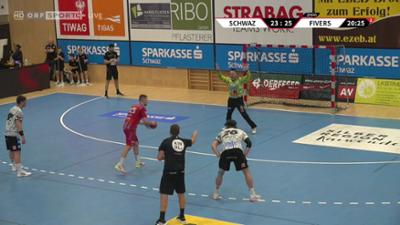 Handball Herren HLA: Schwaz - Fivers Margareten: Handball Liga Austria