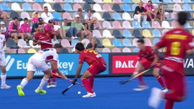 Hockey Herren-EM 2025: Spanien - Österreich: Hockey: Europameisterschaft