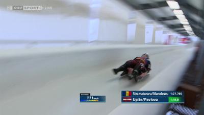 Rodel-Weltcup: Doppelsitzer 2. Lauf Damen aus Sigulda: Rodel-Weltcup der Damen