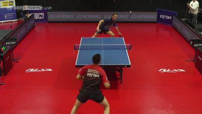 Tischtennis Bundesliga Herren: Wr. Neustadt - Kennelbach: Tischtennis: Bundesliga