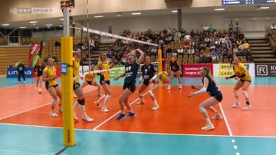 Volleyball Damen AVL: NÖ Sokol/Post - LINZ AG Steelvolleys, Highlights: Volleyball: Austrian Volley League