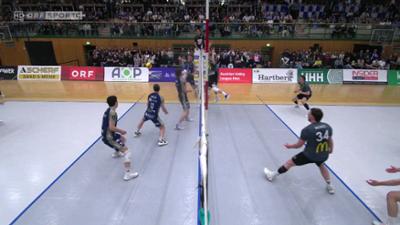 Volleyball Herren Austrian Volley League: Hartberg - UVC Ried, Highlights: Volleyball: Herren Austrian Volley League