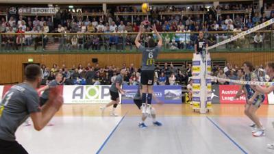 Volleyball Herren Austrian Volley League: Hartberg - UVC Ried, Highlights: Volleyball: Austrian Volley League Damen