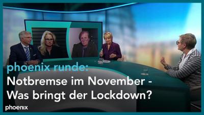 phoenix runde: Notbremse im November - Was bringt der Lockdown?