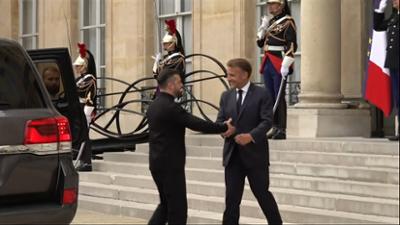 phoenix vor ort: Macron und Selenskyj nach Ukraine-Treffen phoenix vor ort: Macron und Selenskyj nach Ukraine-Treffen
