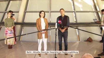phoenix vor ort: Grüne: Rasche Sondierungen mit SPD und FDP