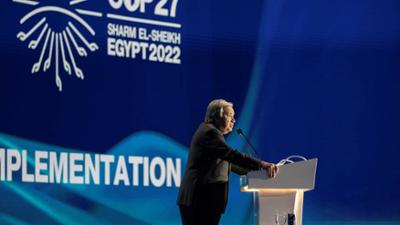 phoenix vor ort: Auftakt COP27: u.a. Rede Guterres