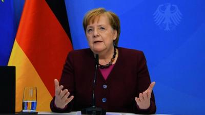 phoenix vor ort: CDU-Parteitag: Grußwort von Bundeskanzlerin Angela Merkel