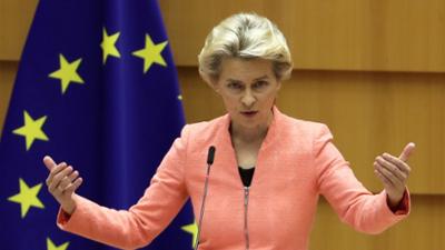 phoenix vor ort: EU-Kommissionspräsidentin von der Leyen: "Machen wir Europa stark"