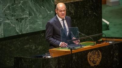 phoenix vor ort: UN-Generalversammlung: Rede Scholz
