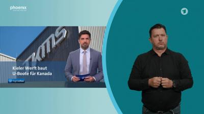 Tagesschau: mit Gebärdensprache 20:00 Uhr,