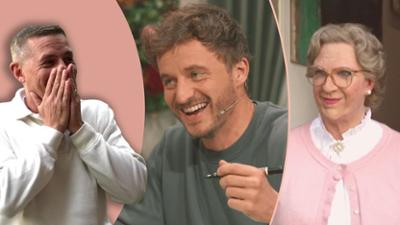 Experte für Alles: Tommi Schmitt als Rating-Experte und Mitarbeiter Andreas wird zur Oma