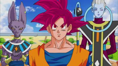 Dragon Ball: Zeig sie uns, Goku! Die Kraft des Super Saiyajin Gottes!