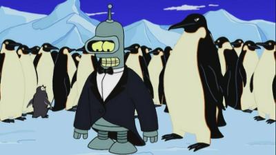 Futurama: Staffel 3 Folge 38 Bender unter Pinguinen