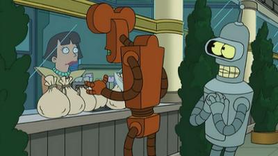 Futurama: Staffel 3 Folge 41 Roboter Roberto - Bankräuber