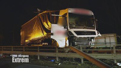 LKW-Bergung extrem: Staffel 4 Folge 11 Sieben Stunden Bergungsmarathon
