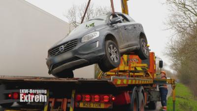 LKW-Bergung extrem: Nichts geht mehr auf der Römerstraße
