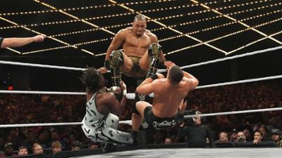 NXT: TNA World Champion Mike Santana und OTM mischen DarkState auf