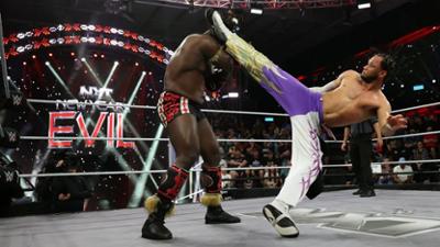 NXT: TNA X-Division Champion Leon Slater knüpft sich NXT Champion Oba Femi vor!