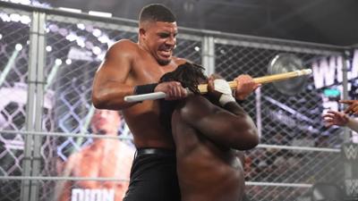 NXT: Ungehemmte Brutalität: Das Steelcage Match mit Dion Lennox und Saquon Shugars