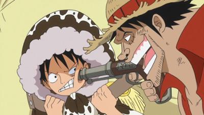 One Piece: Eine angespannte Situation! Luffy vs. Fake Luffy