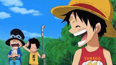 One Piece: Eines Tages stechen wir in See! Das Rabauken-Trio trinkt Brüderschaft