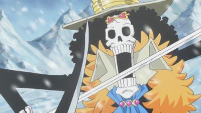 One Piece: Das Duell der Schwerter - Brook gegen den geheimnisvollen Samurai Torso