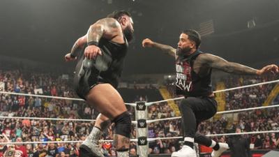 WWE RAW: Bron Breakker und Bronson Reed legen sich mit LA Knight und Jimmy Uso